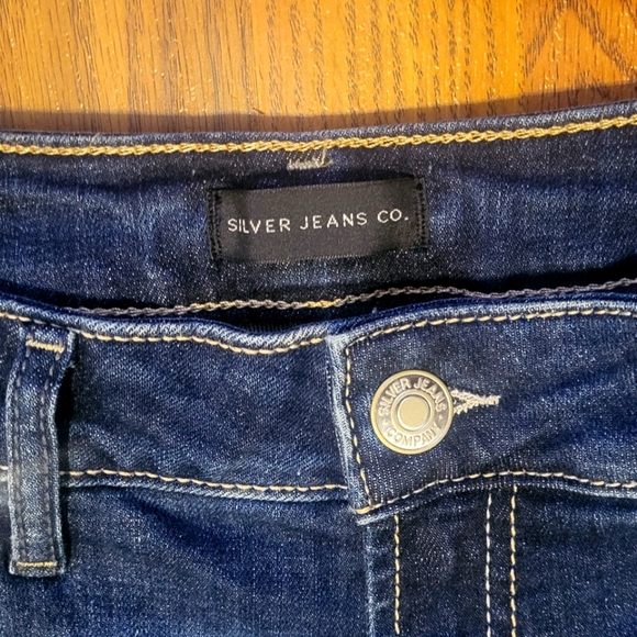 Silver jeans Avery Capri Women's Blue Denim W33/L25 A25 - Picture 5 of 10